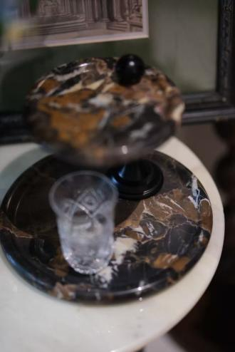 Double-Layer Marble Tray